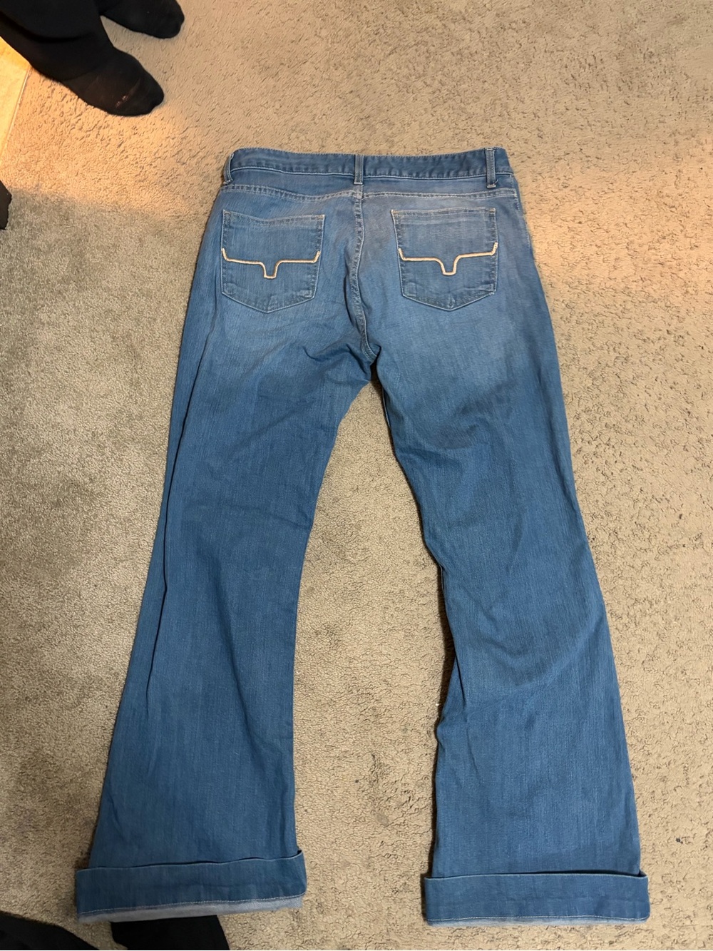 Kimes Ranch Women's Medium Blue Boot Cut Jeans- 12/32